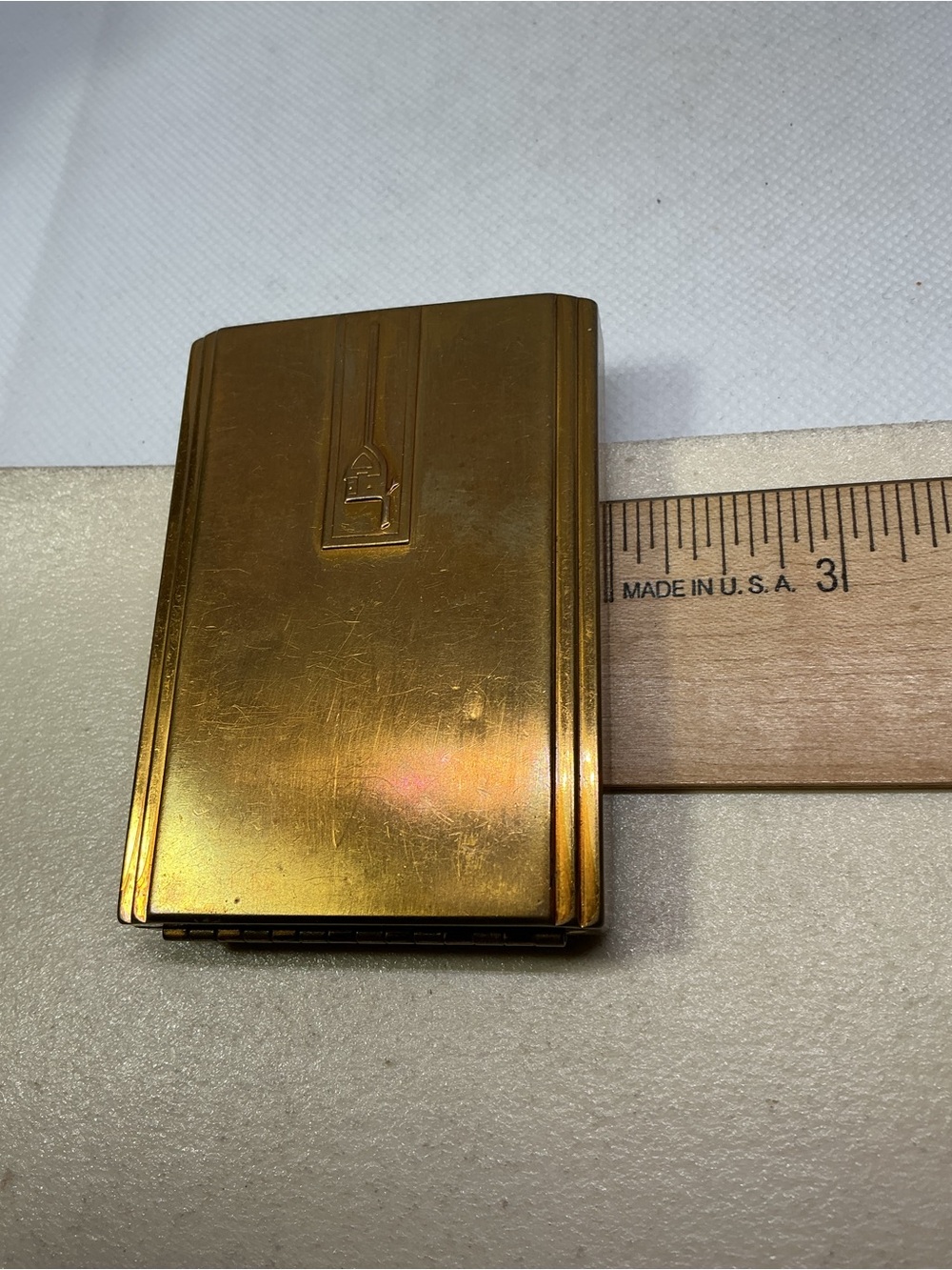 Vintage Max Factor Hollywood Art Deco Powder & Rouge Compact - Picture 11 of 11